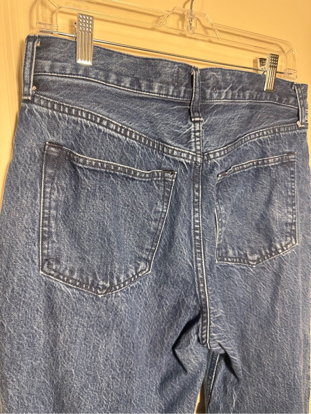 Abercrombie & Fitch the Loose High-Rise Straight Jeans Blue Medium Wash 29S - Picture 5 of 7
